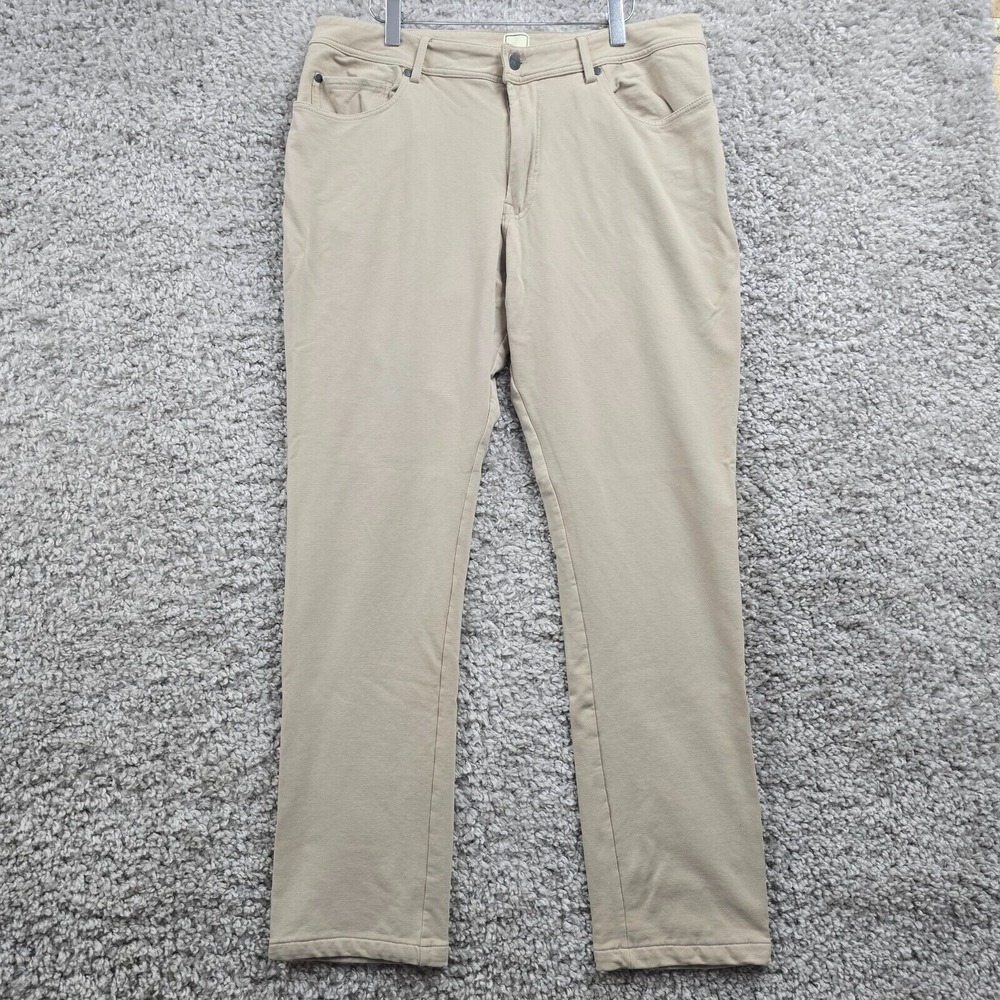 Swet Tailor Mens Slim‎ Stretch Performance Pants Size 33x32 (fits 33x30) Casual